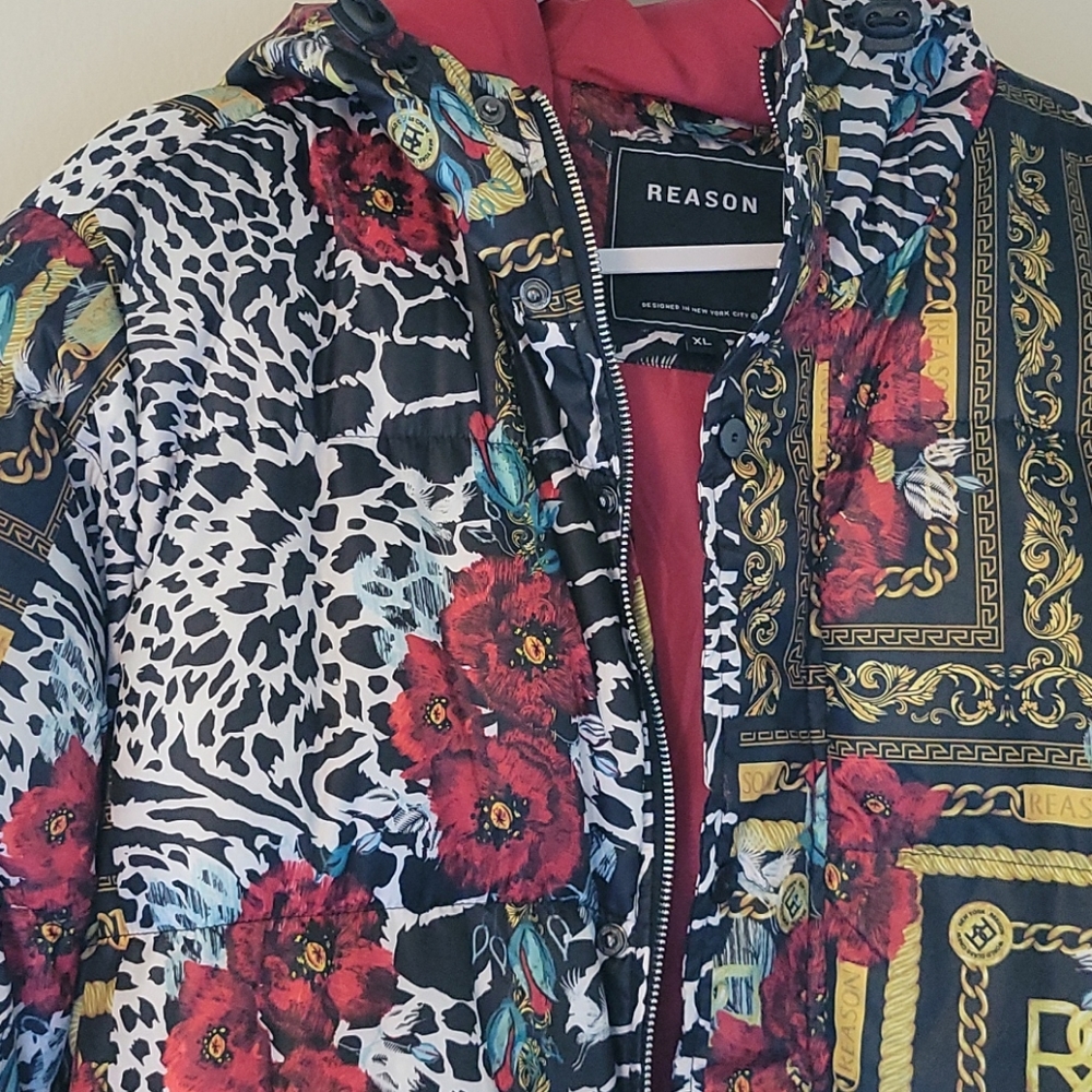 Reason Multi-Pattern Puffer Jacket - image 2